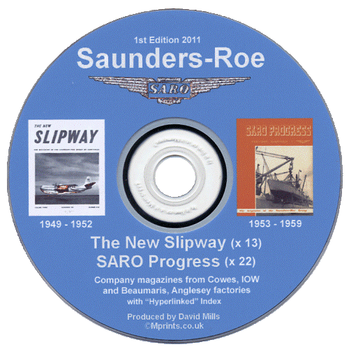 Saunders-Roe magazines New Slipway, SARO Progress